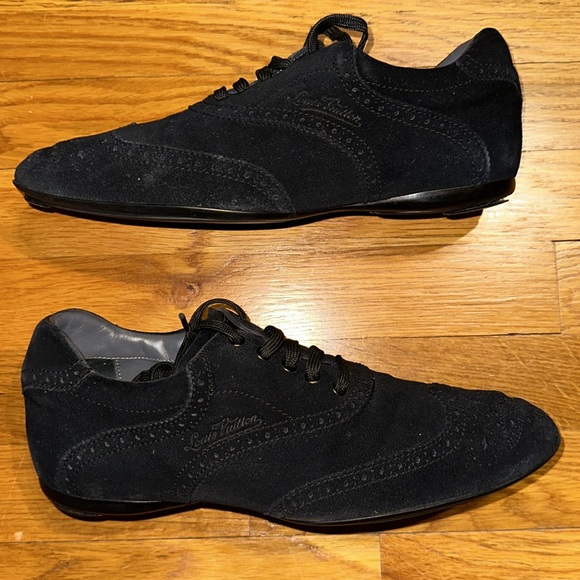 Louis Vuitton - Casual Sneaker Shoe - Men’s Size 7.5 (US) - Dark Navy - Picture 4 of 16